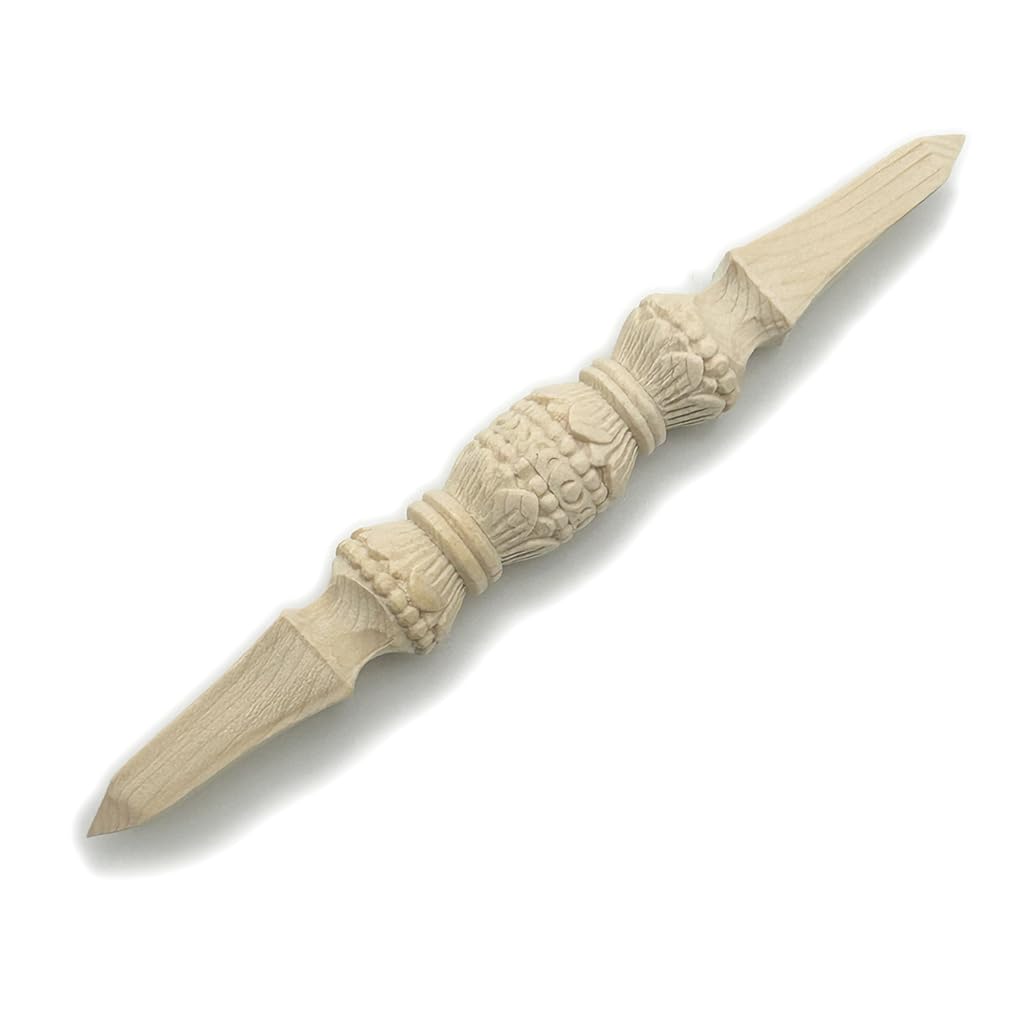 Amazon｜HU貿易 木彫仏具 独鈷杵 12cm 法器 金剛杵 密教法具 g2801